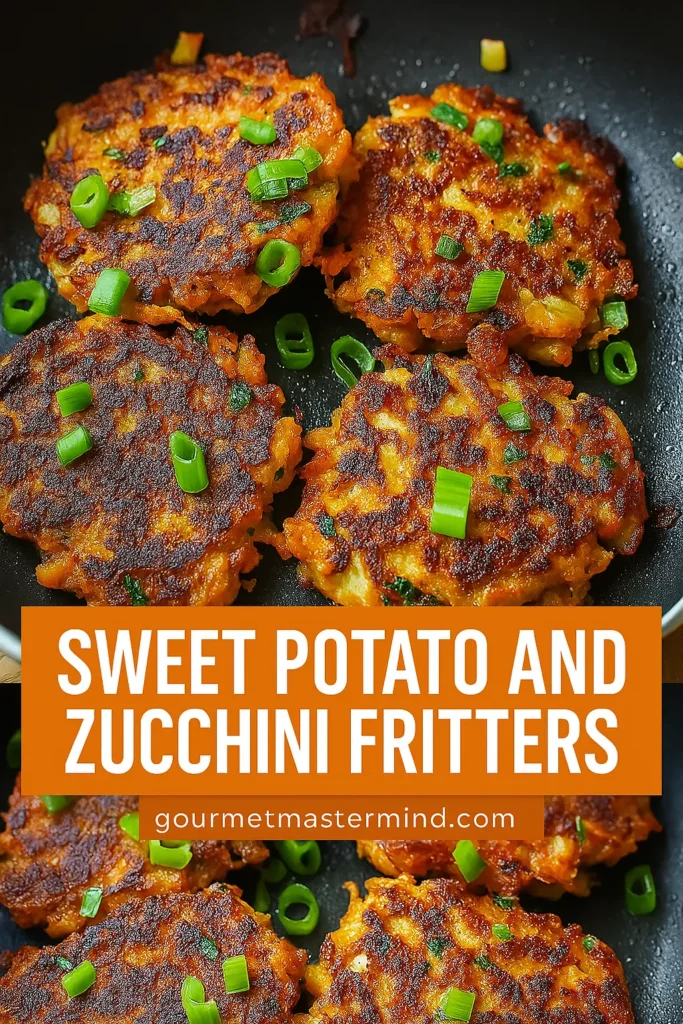 Sweet Potato and Zucchini Fritters
