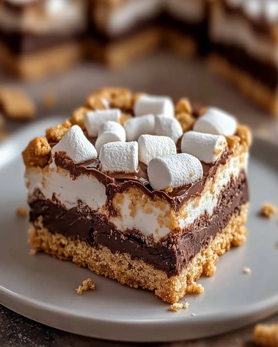 Irresistible Smores Cookie Bars That Will Ignite Your Tastebuds 7