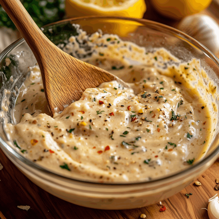 Homemade garlic parmesan sauce recipe