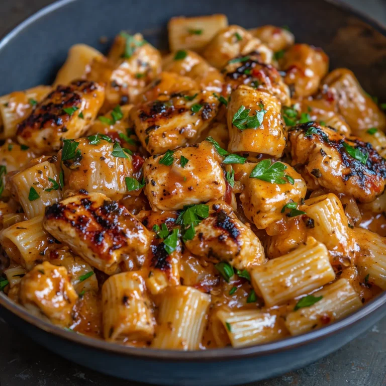 Cajun chicken rigatoni