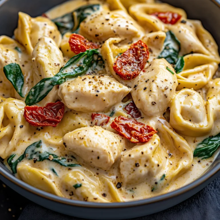 Creamy Tuscan Chicken Tortellini