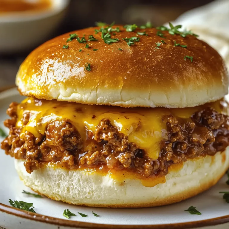 Cheesy Sloppy Joes