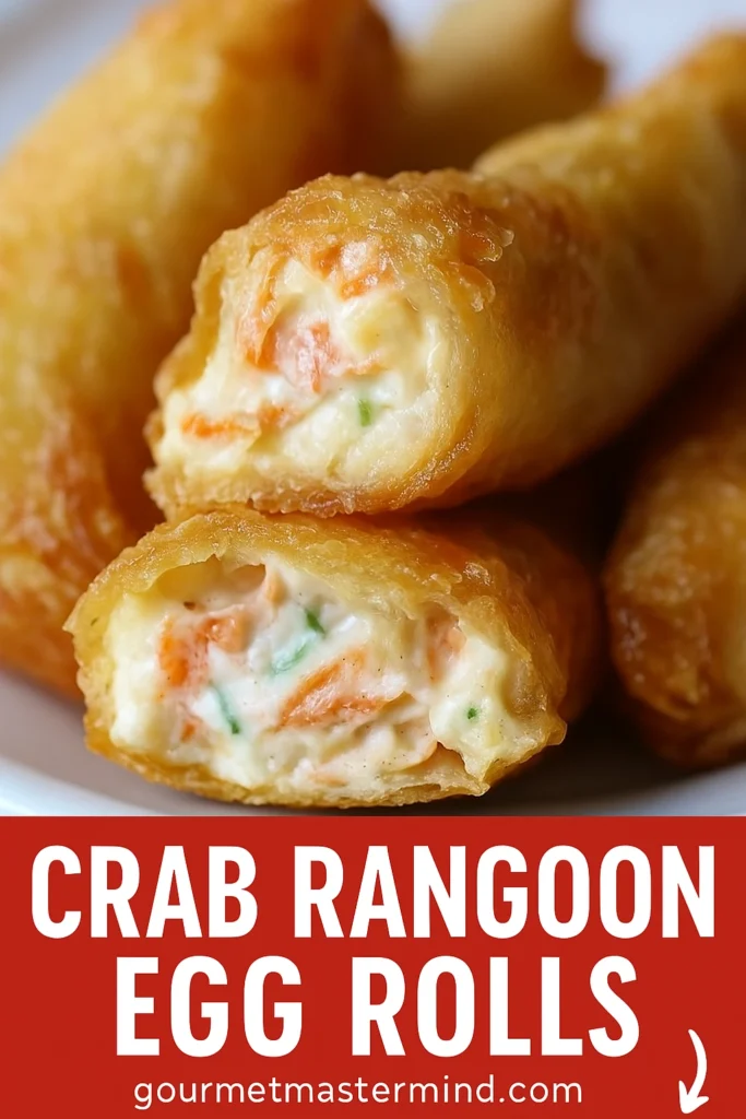 Crab Rangoon Egg Rolls