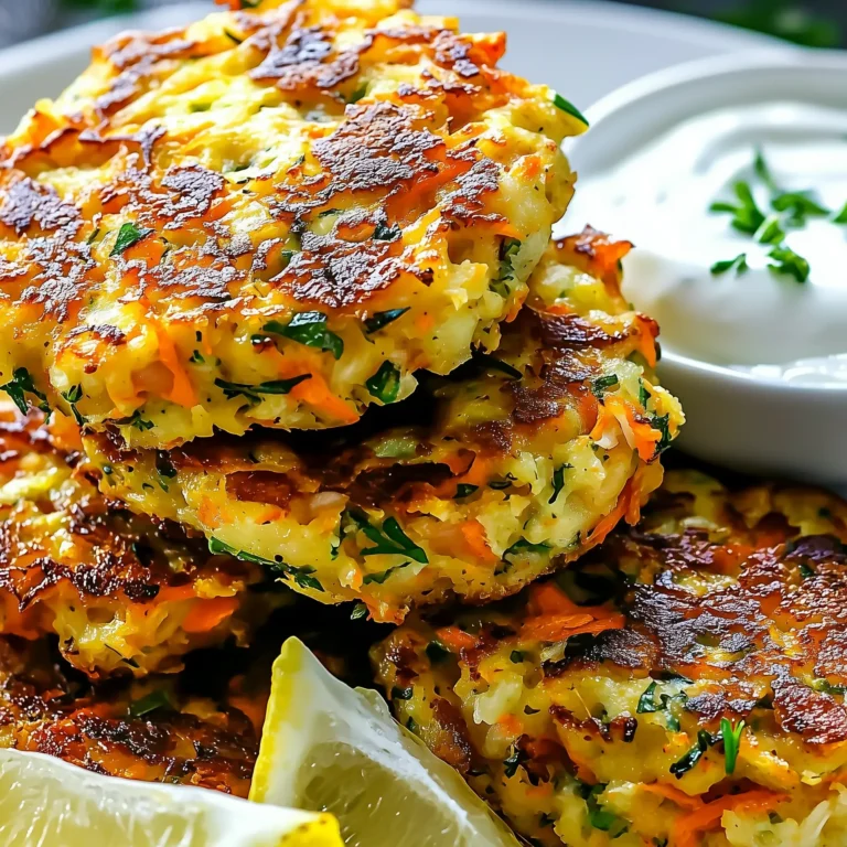 Crispy Carrot and Chickpea Patties