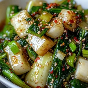 Garlic Ginger Bok Choy Stir-Fry