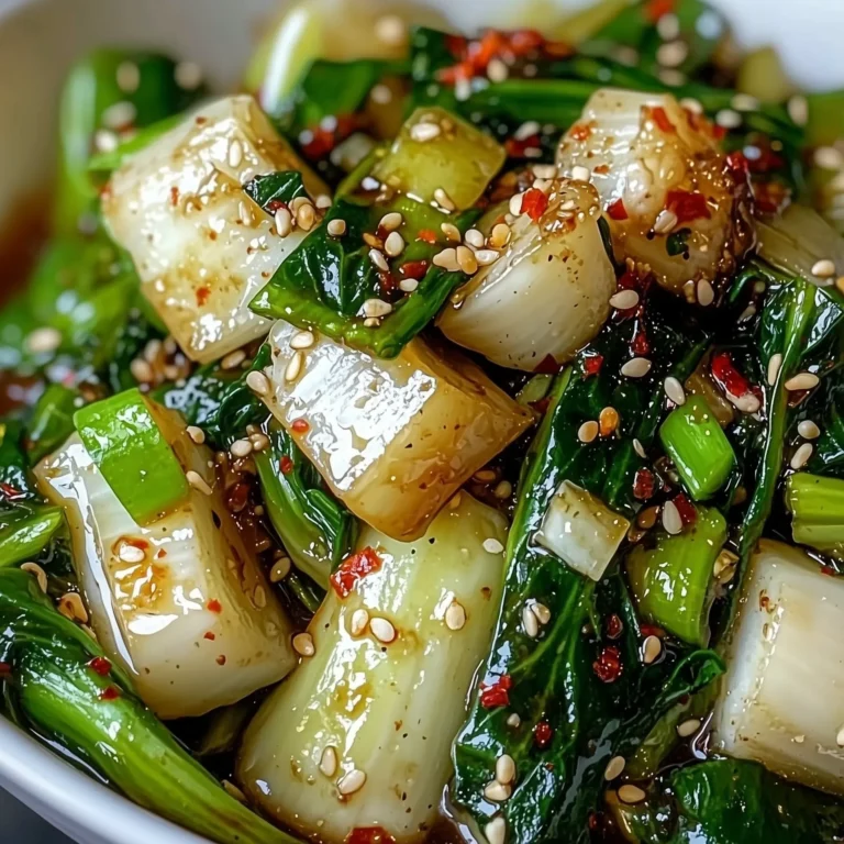 Garlic Ginger Bok Choy Stir-Fry