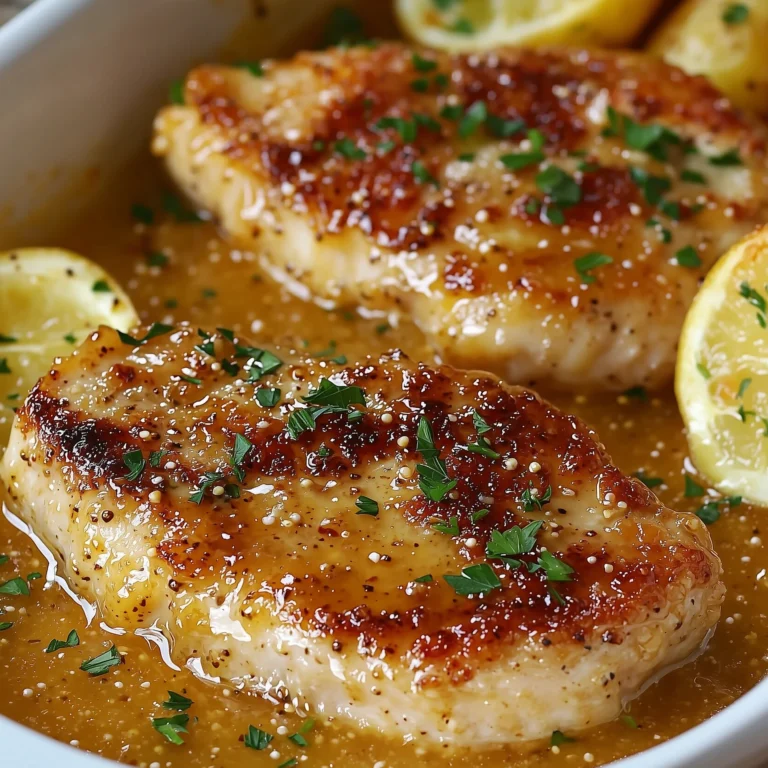 Honey Mustard Baked Pork Chops