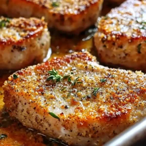 Parmesan Baked Pork Chops