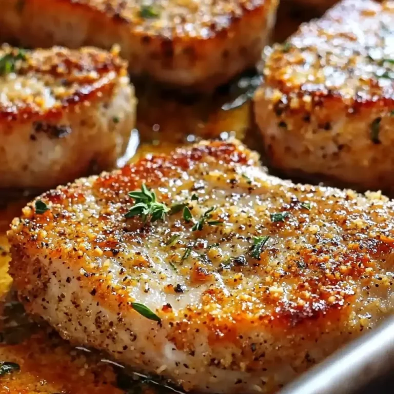 Parmesan Baked Pork Chops