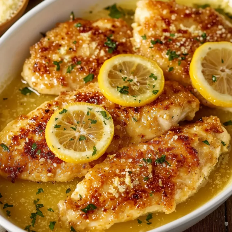Parmesan Crusted Lemon Chicken