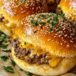 Garlic Parmesan Cheeseburger Bombs