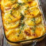 Layered Cheesy Scalloped Potatoes
