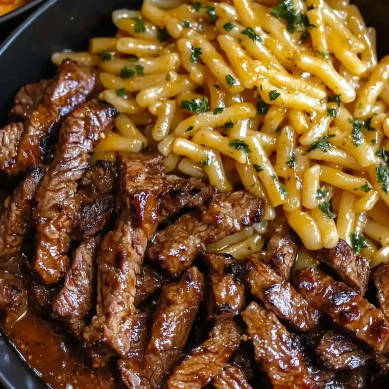 One-Pot Smoky Honey BBQ Steak Pasta