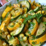 Sautéed Summer Squash & Corn