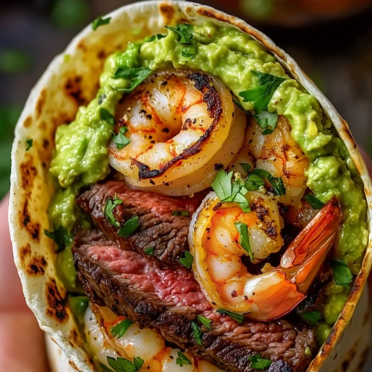 Surf & Turf Guacamole Wrap