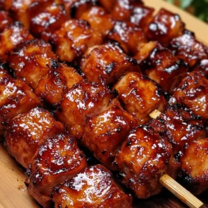 Thai Coconut Chicken Skewers