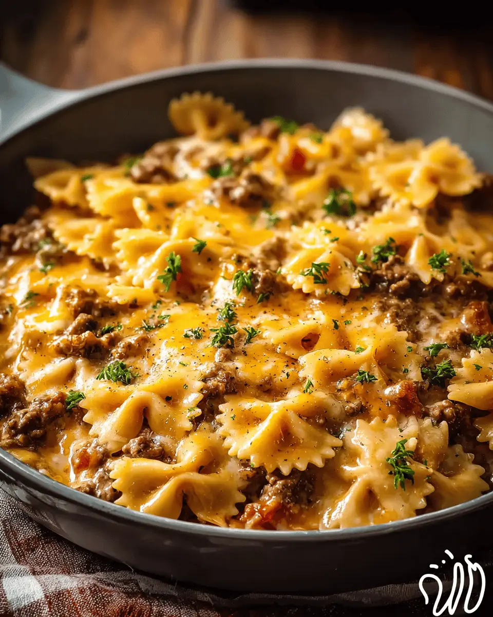 Cheesy Beef Bowtie Pasta: Irresistibly Creamy Garlic Butter Bliss 5 adlymcqd8ojmt1nmzy3l