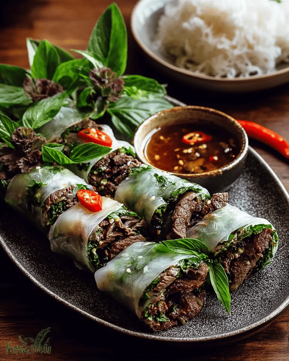 Thai Basil Beef Rolls: Irresistibly Fresh and Flavor-Packed 6 ajv9azqwszuinj222zki