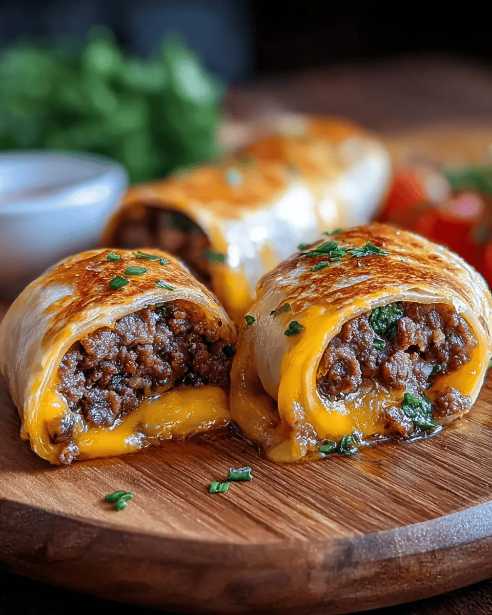 Easy Garlic Butter Beef Cheeseburger Rollups: Irresistibly Gooey! 7 e7yatksrnezvfzlse03t