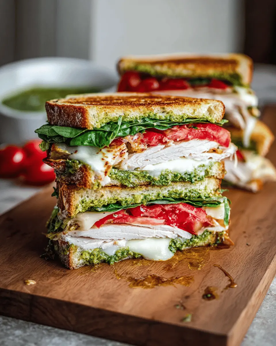 Easy Turkey Basil Pesto Panini: Your New Favorite Comfort Bite 6