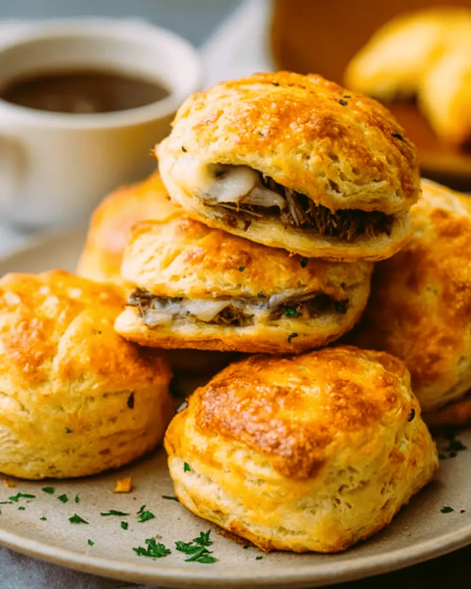 Baked French Dip Biscuits Recipe: Cozy Family Comfort Food 5