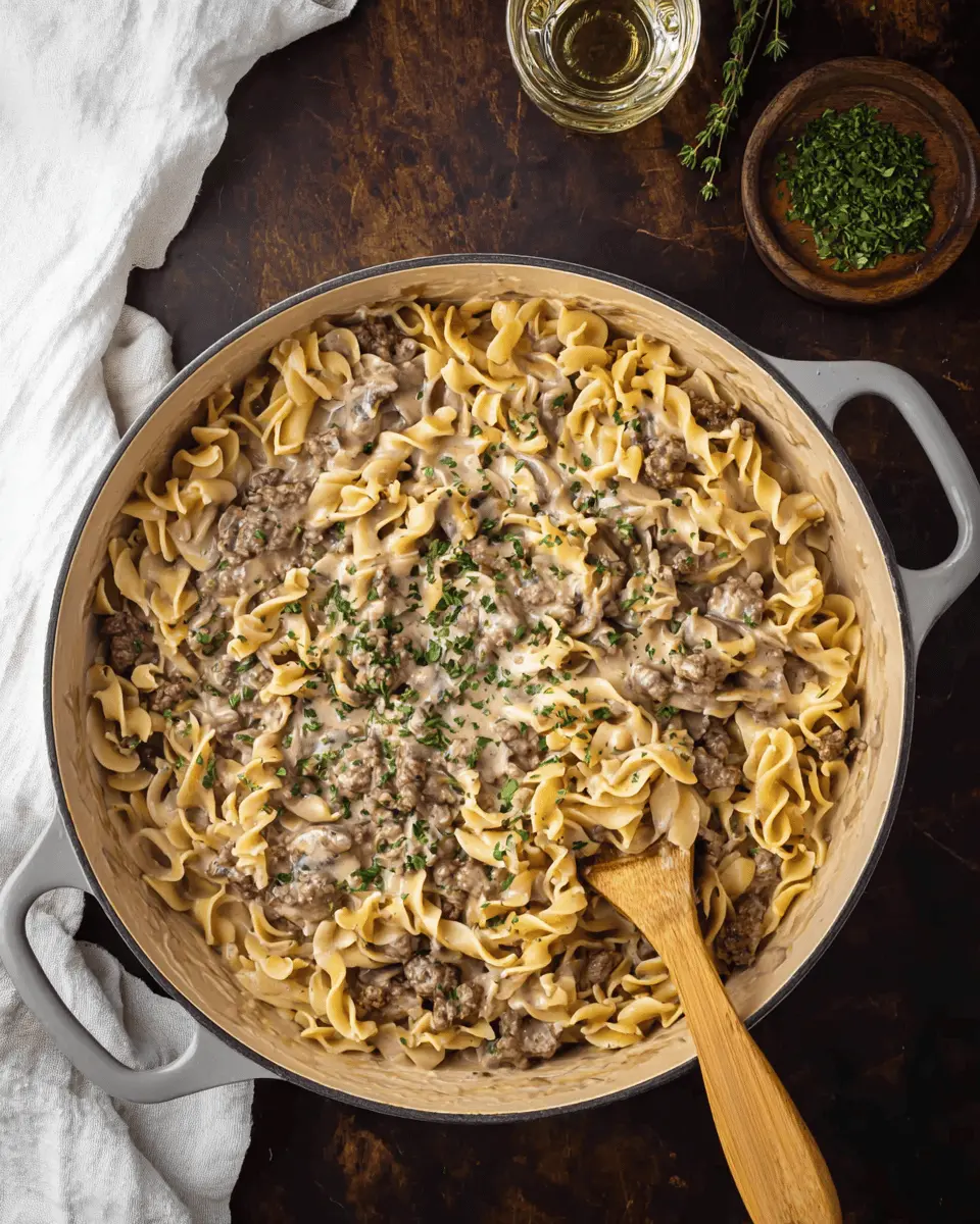 Best Hamburger Stroganoff Recipe: Indulgent Comfort in Minutes 5