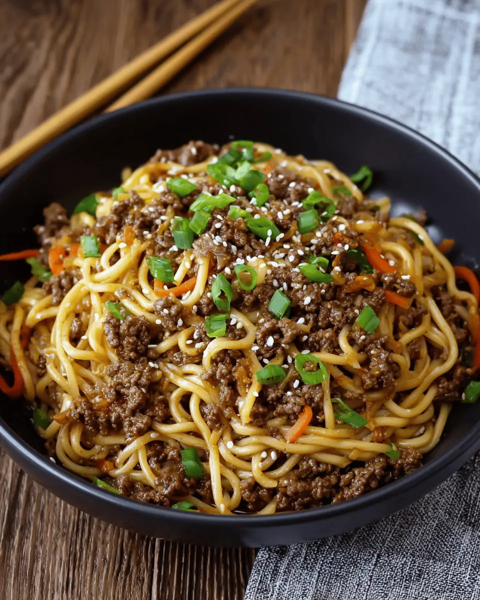 Mongolian Ground Beef Noodles: Irresistibly Flavorful Feast 7 srm0s6cnu2w1j9cnmt4j