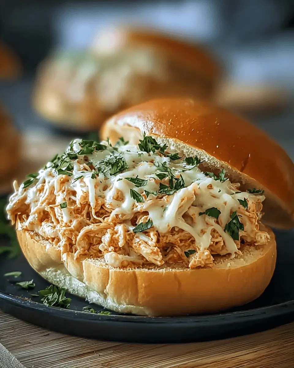 Home 6 Chicken Alfredo Sloppy Joes: Indulgent Comfort Food Bliss