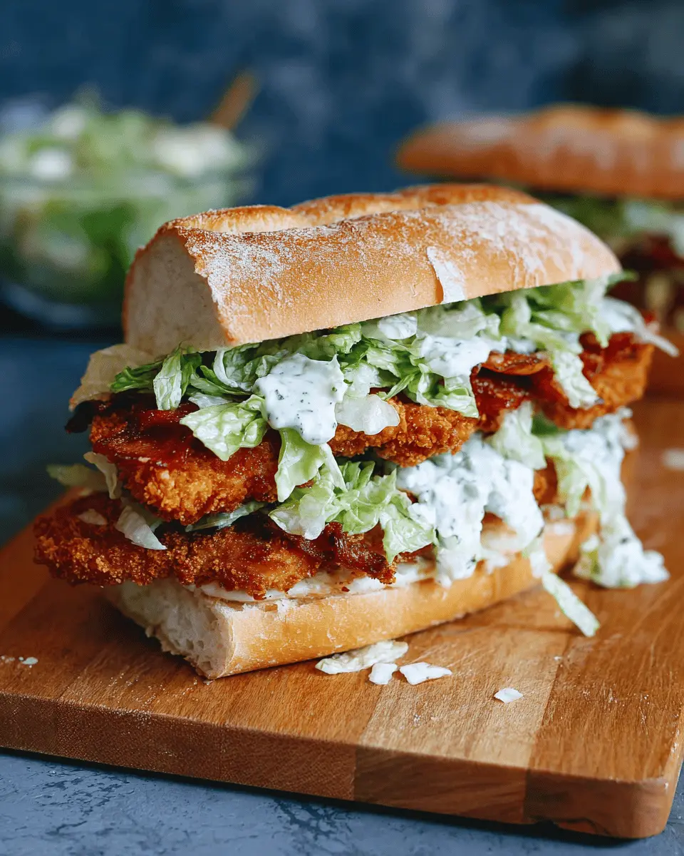 Crispy Chicken Caesar Sandwich: The Best Homemade Delight 7