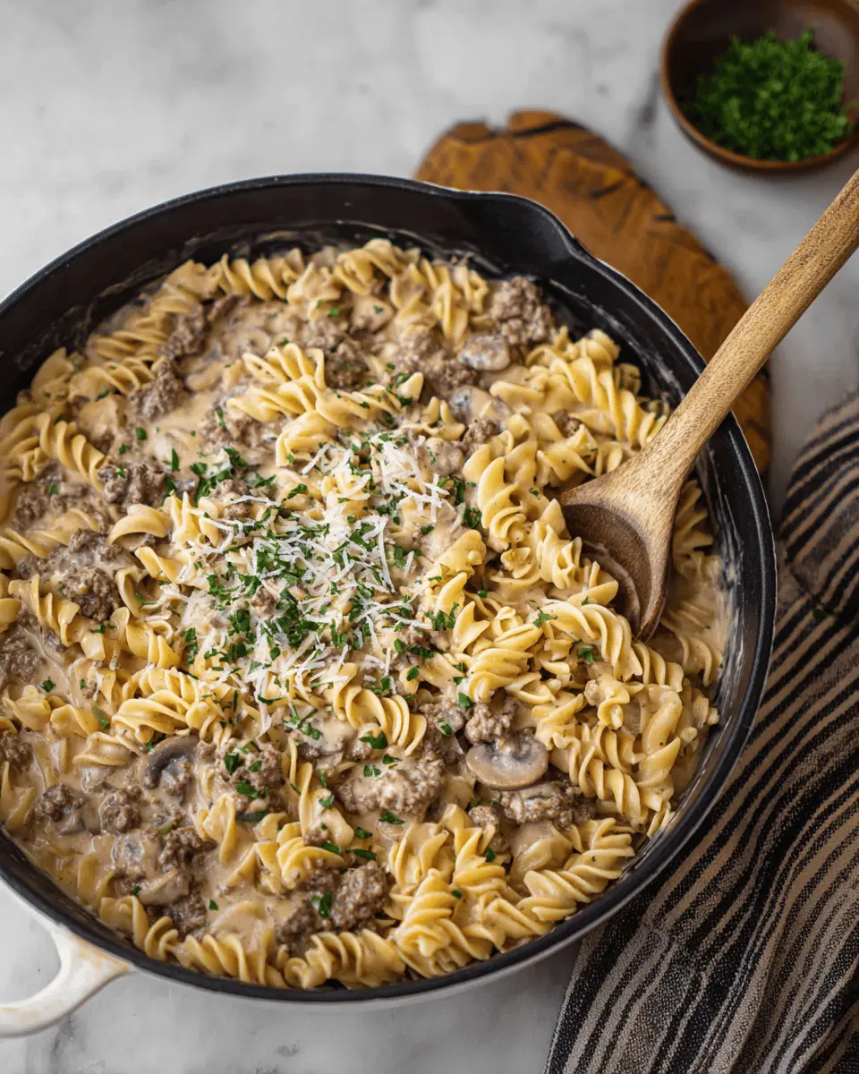 Best Hamburger Stroganoff Recipe: Indulgent Comfort in Minutes 7 w9yjoe71hgr9zuuatffw